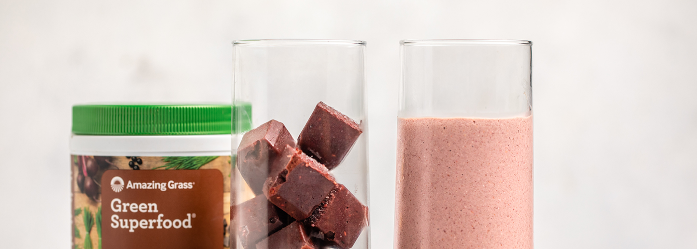 Chocolate Raspberry Superfood Smoothie Cubes – Amazing Grass