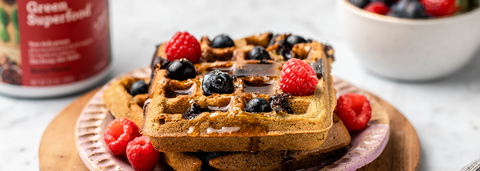 Grain Free Berry Waffles