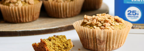 Maple Crumble Oat Muffins