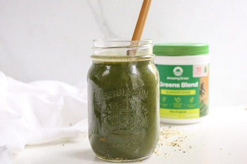 Healthy Lemon Greens Smoothie