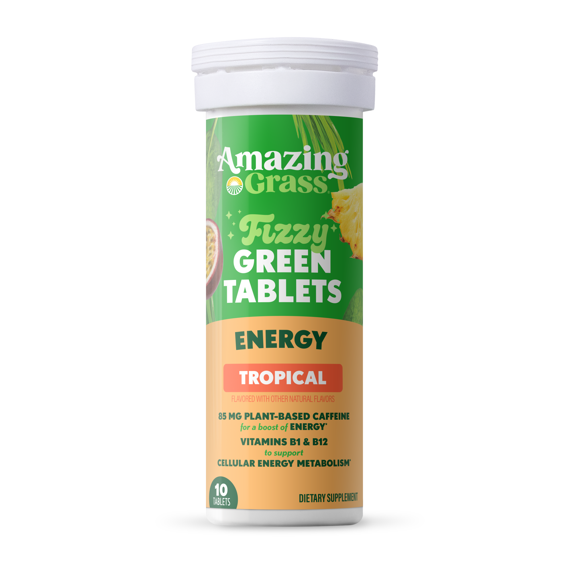 Tropical Fizzy Green Tablets - Effervescent – Amazing Grass