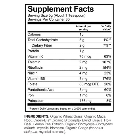 Organic Energy Booster
