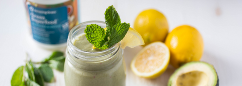 Lemon, Mint & Avocado Smoothie