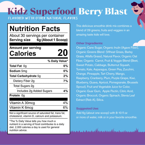 Kidz Superfood Berry Blast