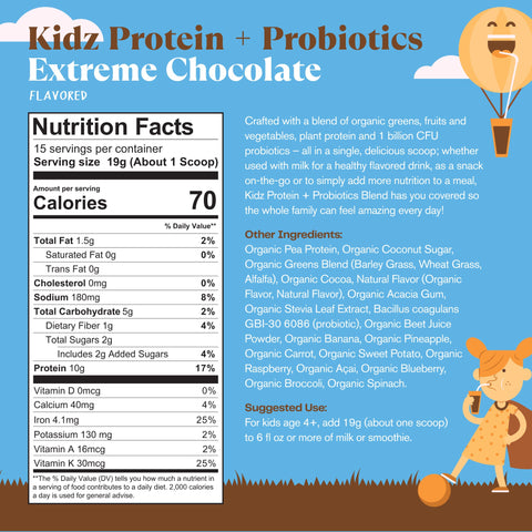 Protein + Probiotics      Extreme Chocolate
