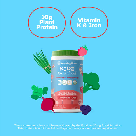 Protein + Probiotics Strawberry Blast