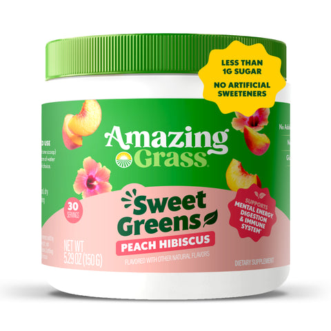 Sweet Greens Peach Hibiscus