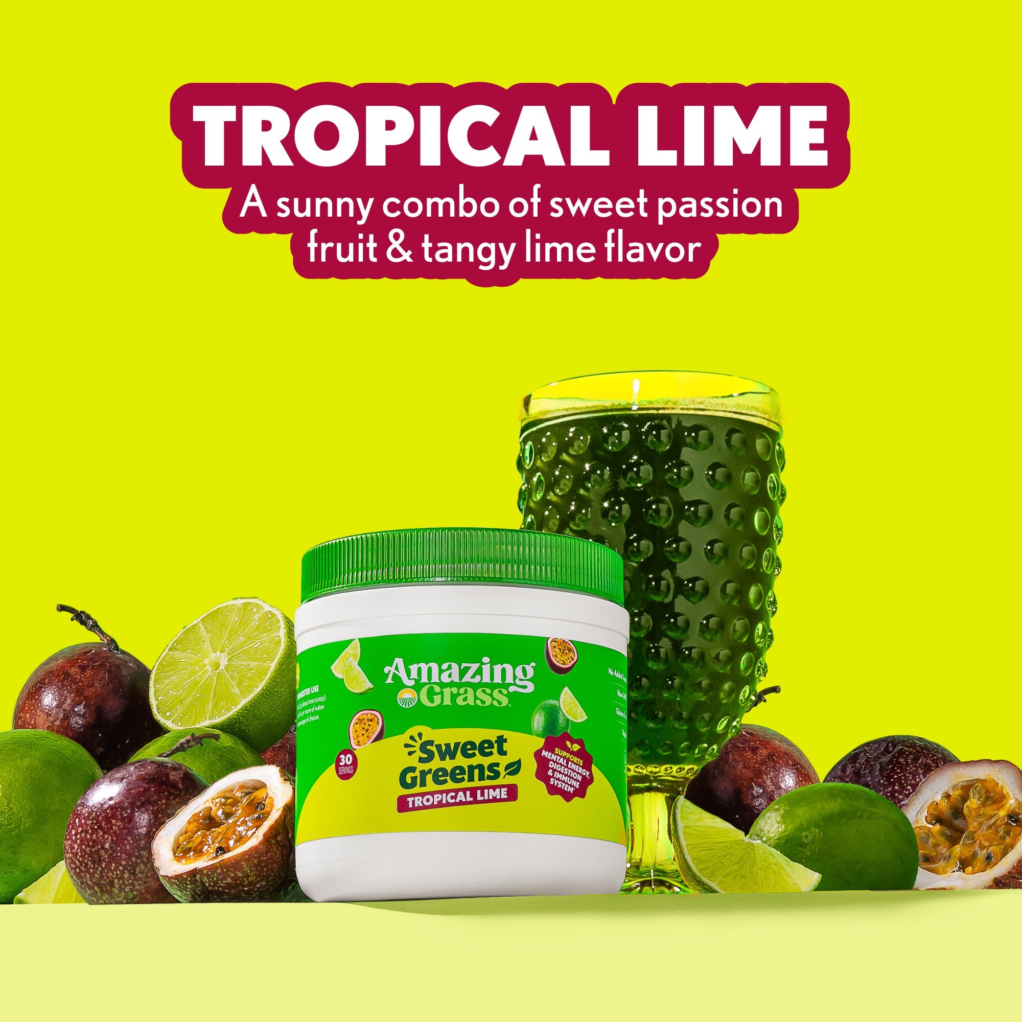 Sweet Greens Tropical Lime – Amazing Grass