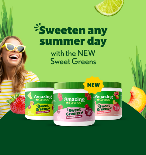 Sweeten any summer day with the NEW Sweet Greens