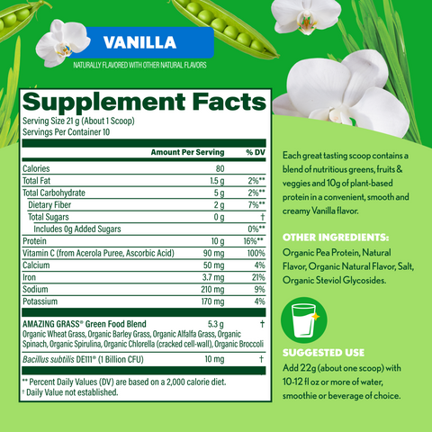 Super Greens + Protein Vanilla
