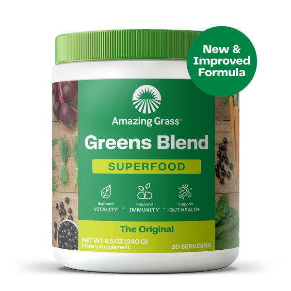 Super Greens Powder Greens Blend Nutrition Amazing Grass