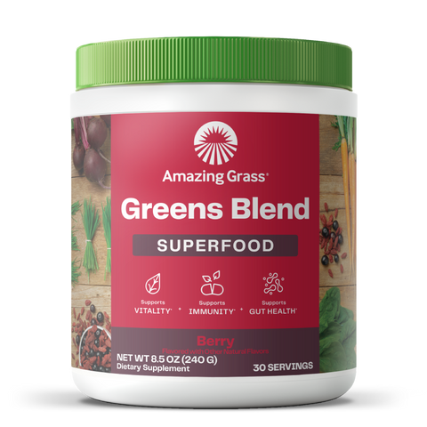 greens blend berry flavor tub