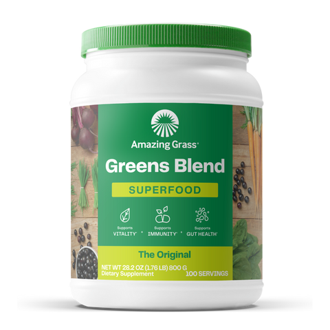 greens blend original flavor 100 servings tub