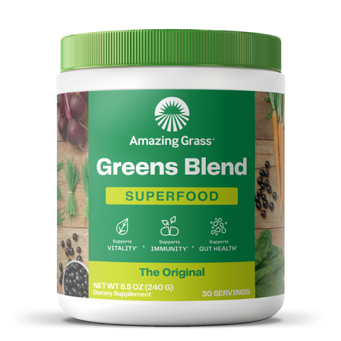greens blend original flavor 30 serving tub
