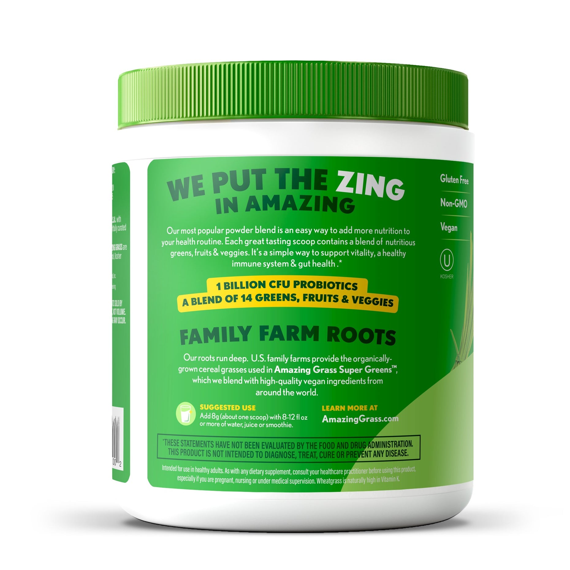 Super Greens Powder - Greens Blend Nutrition – Amazing Grass
