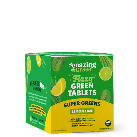Fizzy Green Tablets - Superfood Lemon Lime – Amazing Grass Fizzy Green Tablets - Superfood Lemon Lime – Amazing Grass