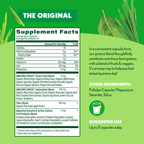 Super Greens The Original - Capsules