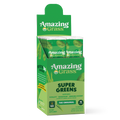 Box of Amazing Grass Super Greens stick packs on a white background