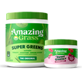 sweet bundle image with a tub of amazing grass sweetgreens and super greens
