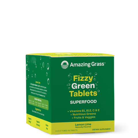 Fizzy Green Tablets Superfood Lemon-Lime