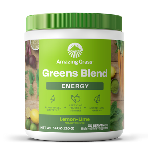 Lemon Lime - Greens Blend Energy Powder – Amazing Grass