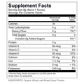Organic Wheatgrass Daily Booster Nutritional Info By Amazing Grass