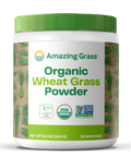 Jar of Organic Wheat Grass Powder